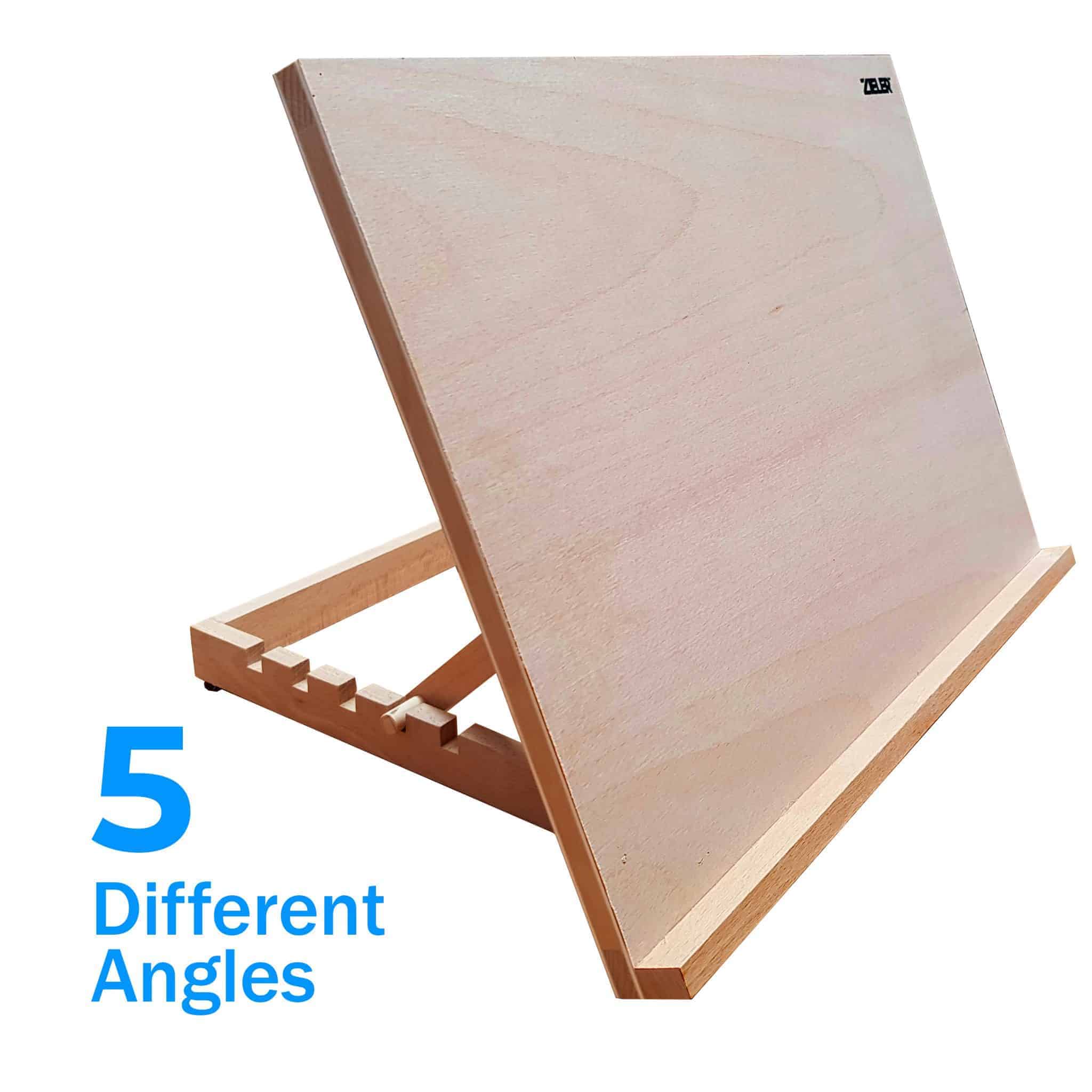 A2 Wooden Table Top / Desk Easel With 5 Adjustable Angles By Zieler