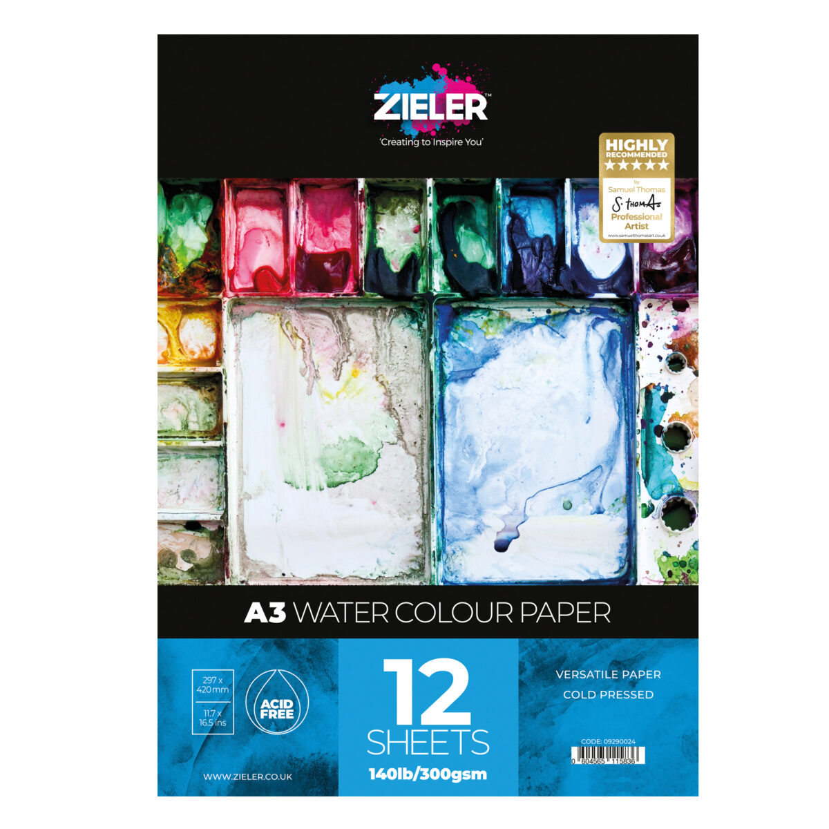 A3 Watercolour Pad - Zieler Art Supplies