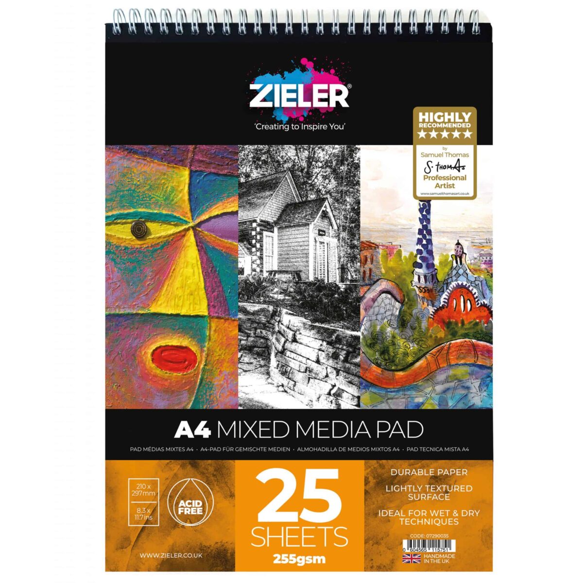 A4 Mixed Media Pad Scaled - Zieler Art Supplies