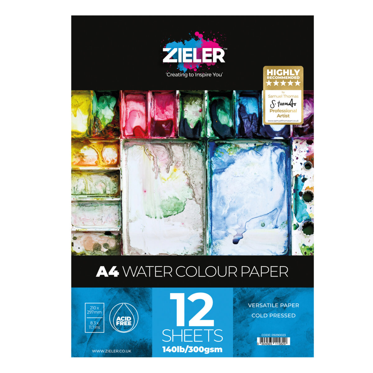 A4 Watercolour Pad 1 - Zieler Art Supplies