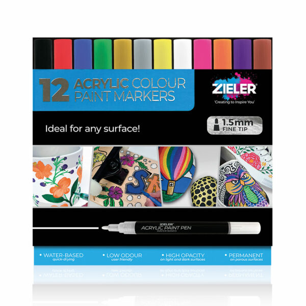 1 5Mm Brights Paint Markers - Zieler Art Supplies