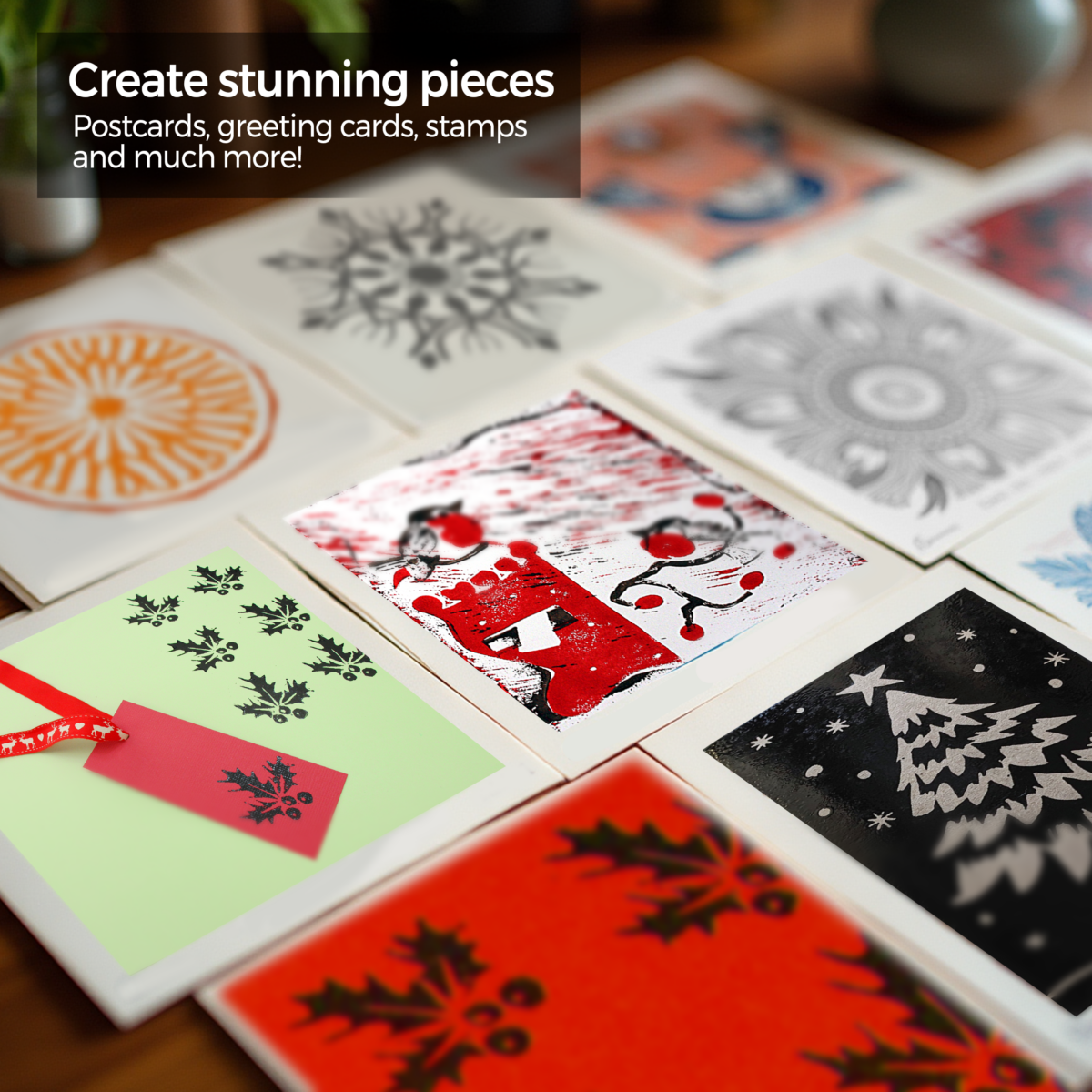 Complete Lino Cutting & Printing Kit (30 pcs set) | Ideal for Beginners | by Zieler® | 09299292 - Image 7