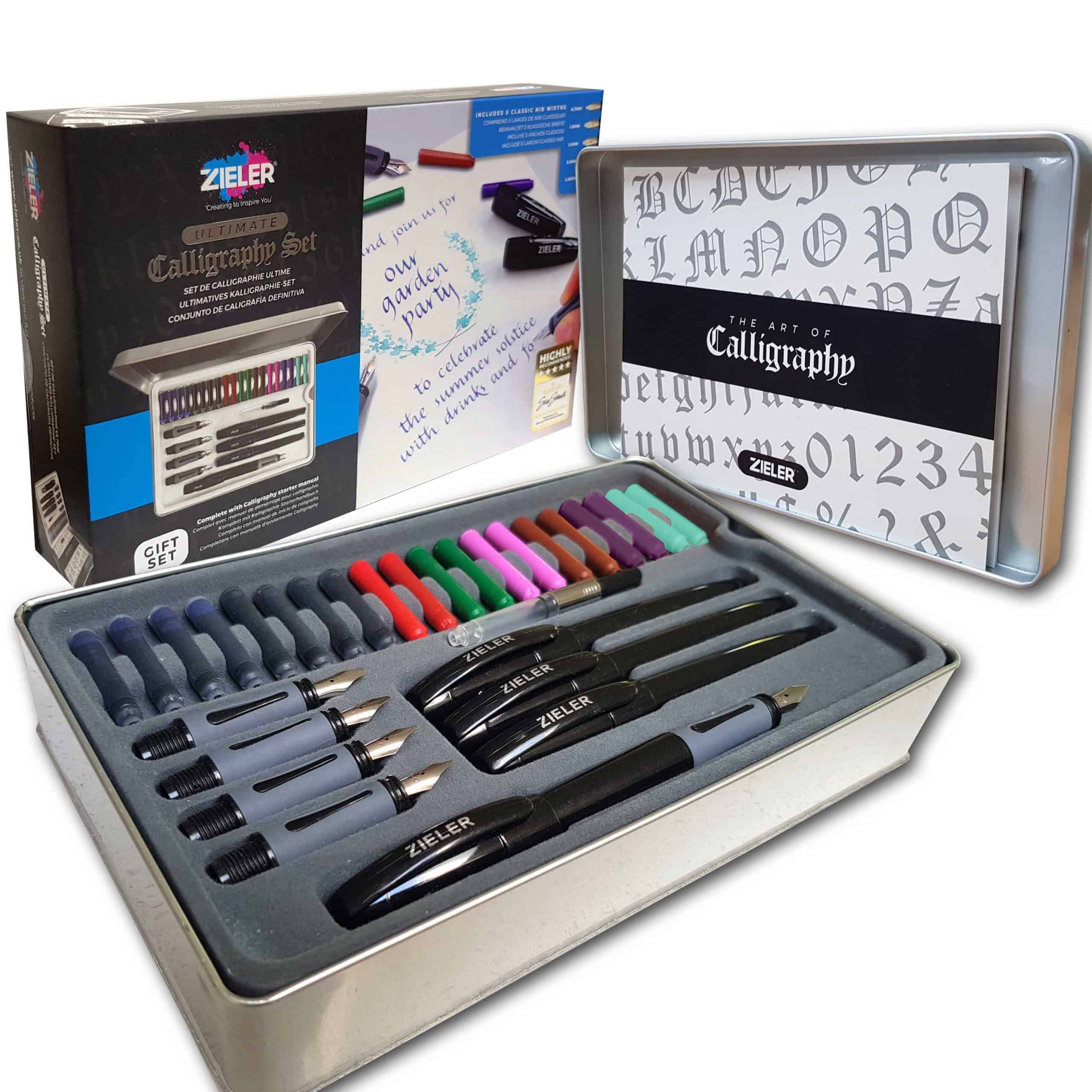 NEW Ultimate Calligraphy Pen Set 4 Soft 32-piece Gift Box Set 