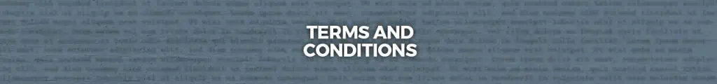 Terms And Conditions Zieler