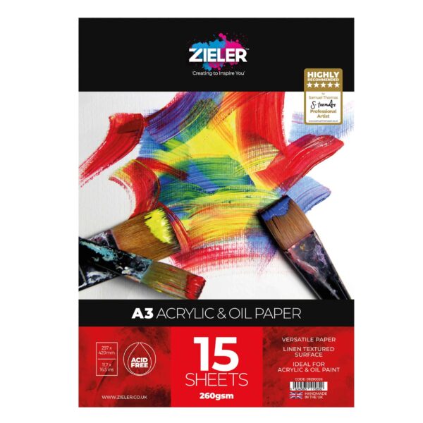 A3 Acrylic Scaled - Zieler Art Supplies