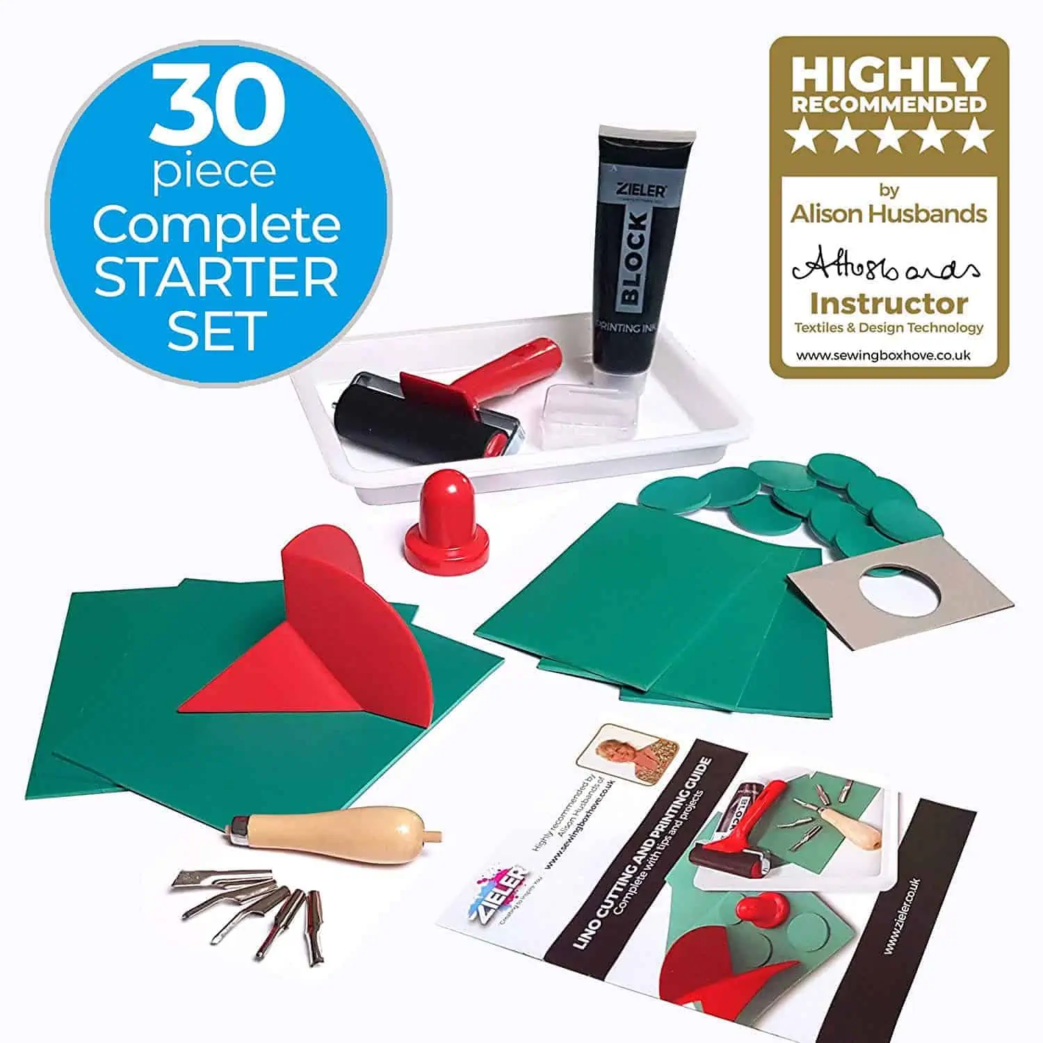 40-Piece Lino Cutting & Printing Bundle Kit