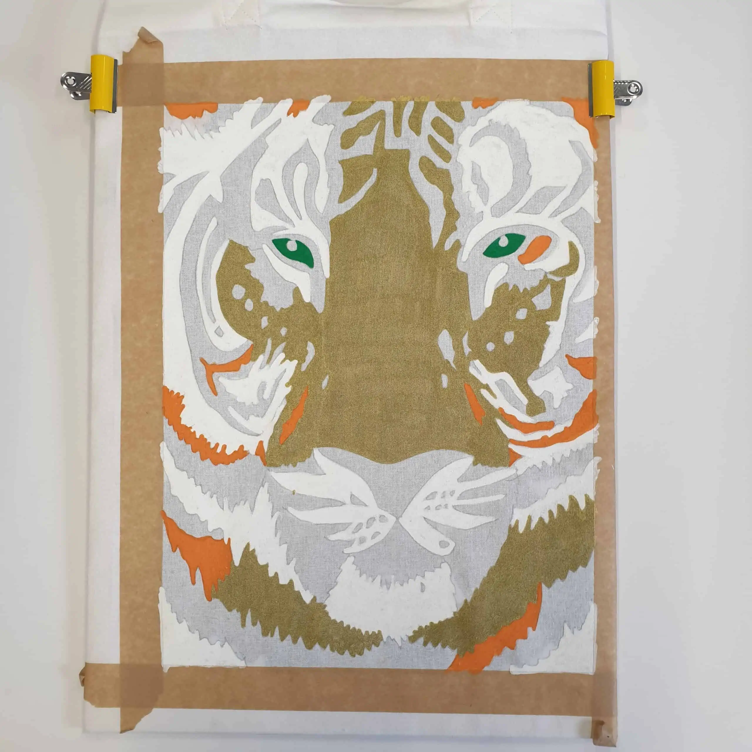 Tiger Bag Painting