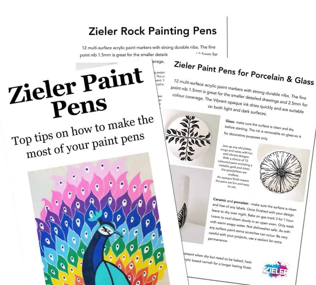Zieler How To Guide For Acrylic Paint Pens