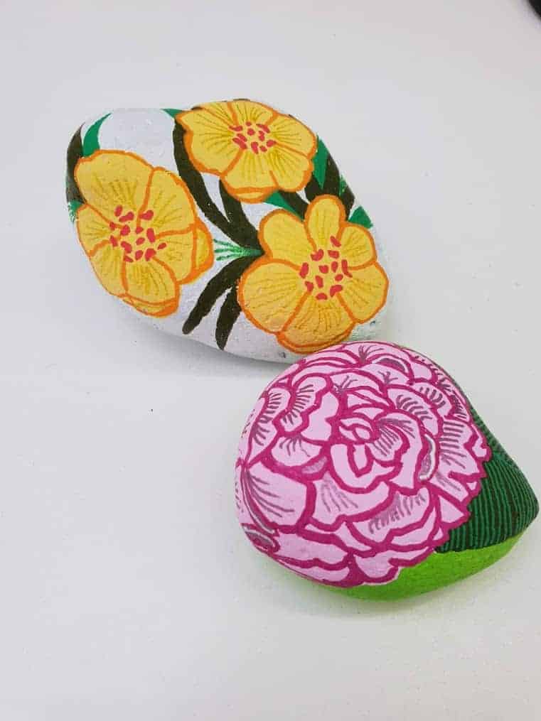 Pebbles Painted Flowers - Zieler Art Supplies
