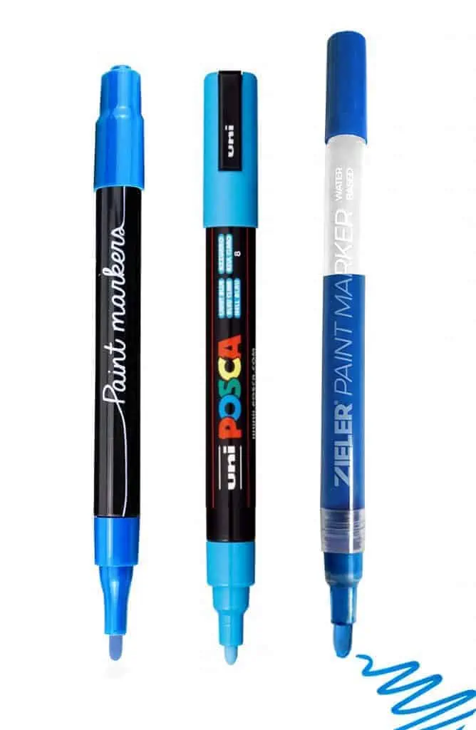 10 Pcs Black Oil Based Paint Marker Extra Fine Pen Type Two way Art Pens 