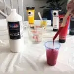 acrylic paint pouring at zieler
