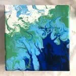 acrylic pouring at zieler