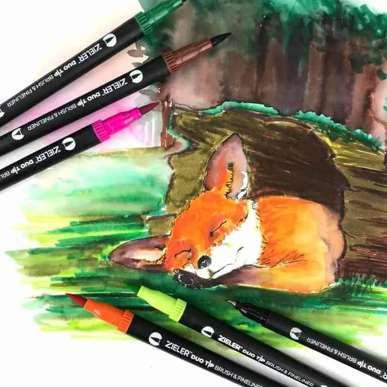 Fox Brush Pen - Zieler Art Supplies