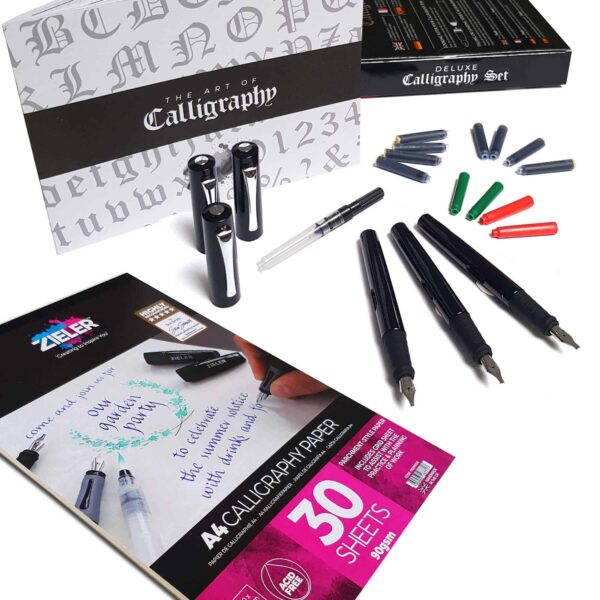 Deluxe Calligraphy Set With Pad Zieler - Zieler Art Supplies