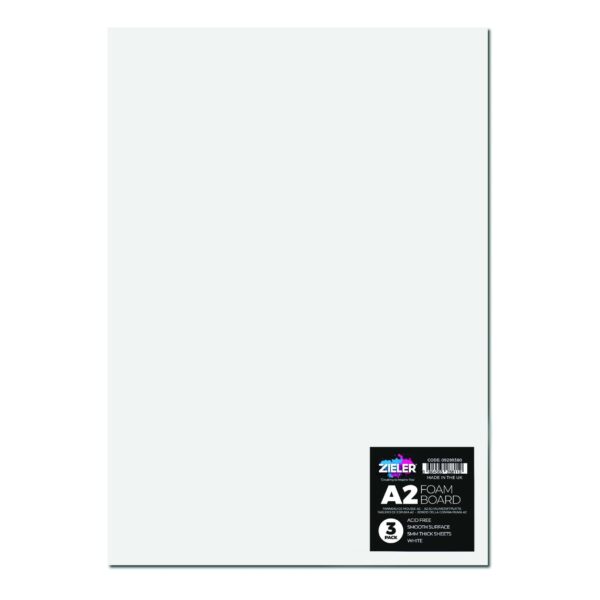 A2 Foam Board White 09299380 - Zieler Art Supplies