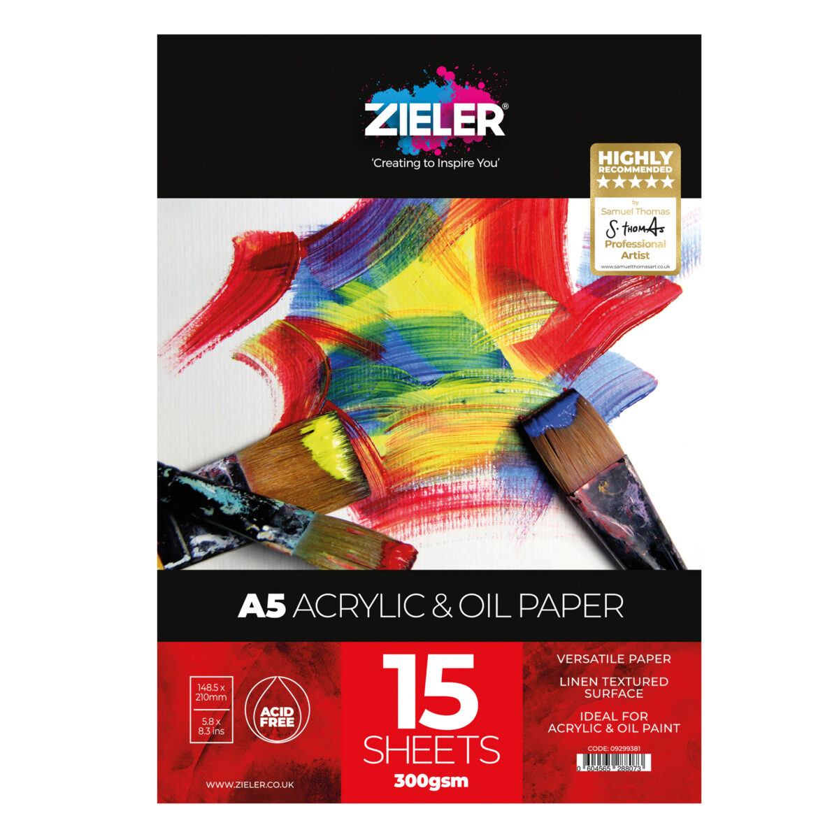 A5 Acrylic 1 - Zieler Art Supplies