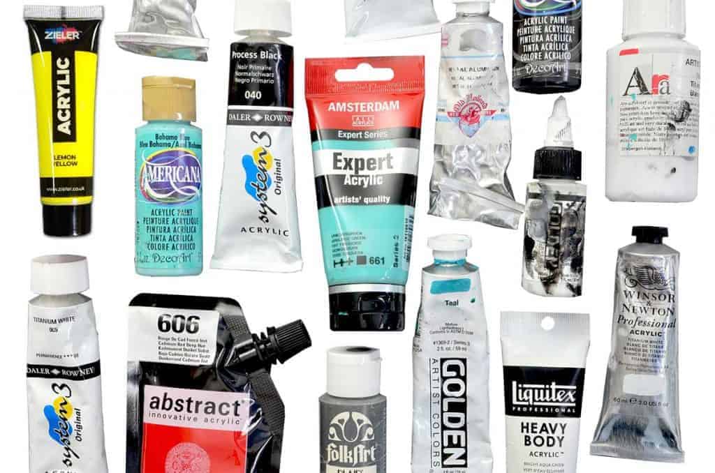 Acrylic paint tubes 3 - Zieler Art Supplies Acrylic paint tubes