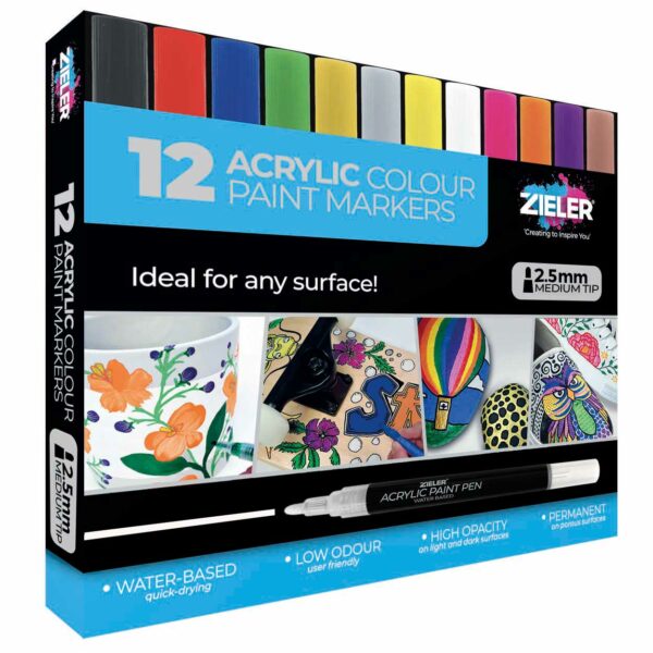 Paint Marker Bright 2 5Mm - Zieler Art Supplies