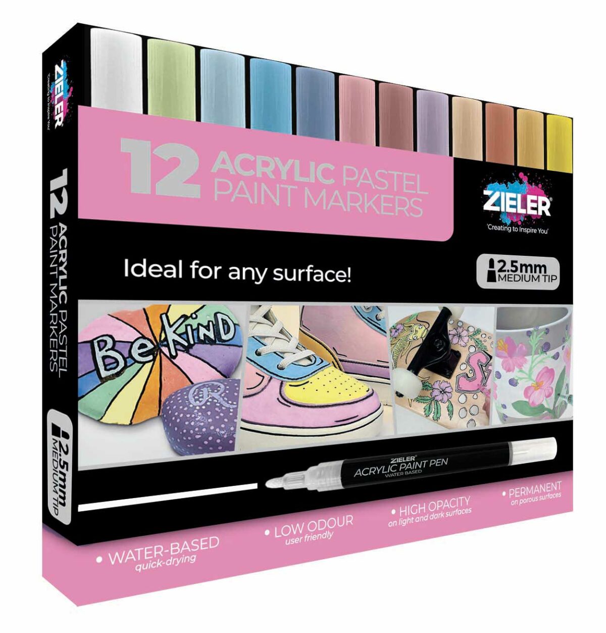 Paint Marker Pastel 2 5Mm - Zieler Art Supplies