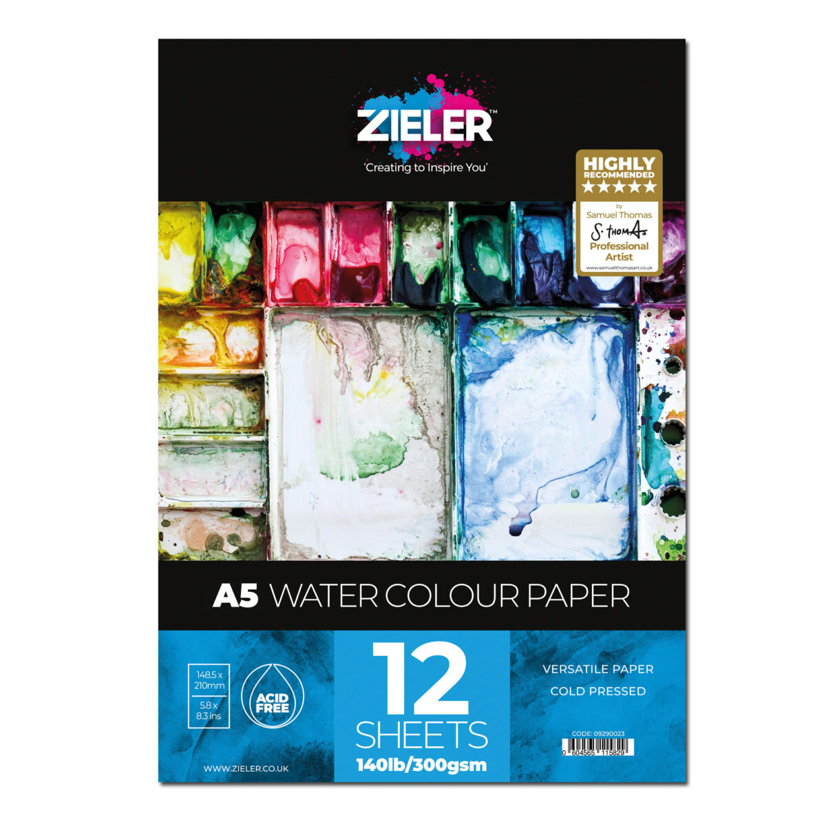 A5 Watercolour Pad - Zieler Art Supplies
