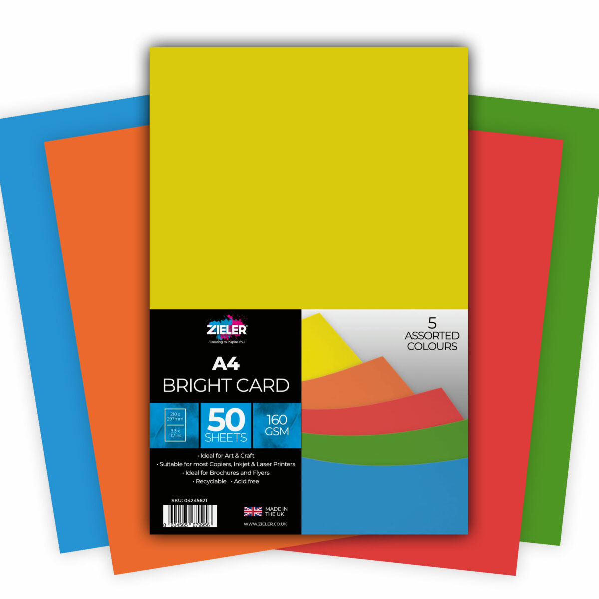 Coloured160Gsm - Zieler Art Supplies
