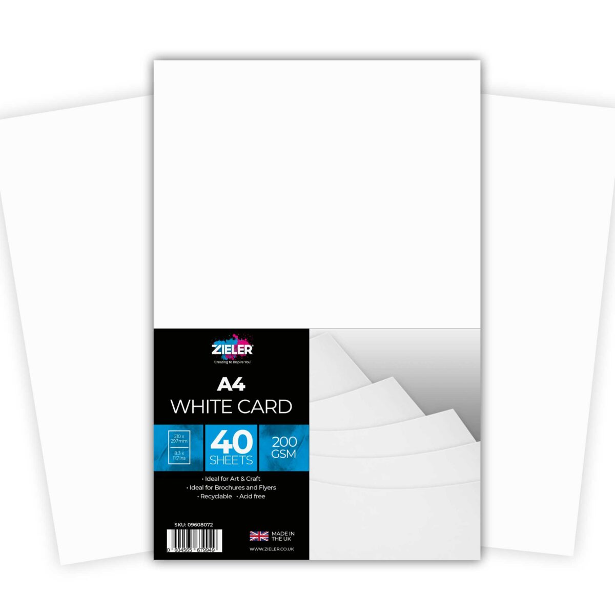 White 200Gsm - Zieler Art Supplies