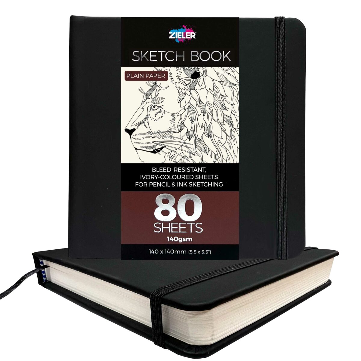 140X140Mm Journal Sketchbook 1 - Zieler Art Supplies